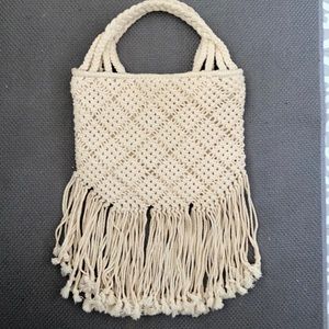 Ralph Lauren macramé purse